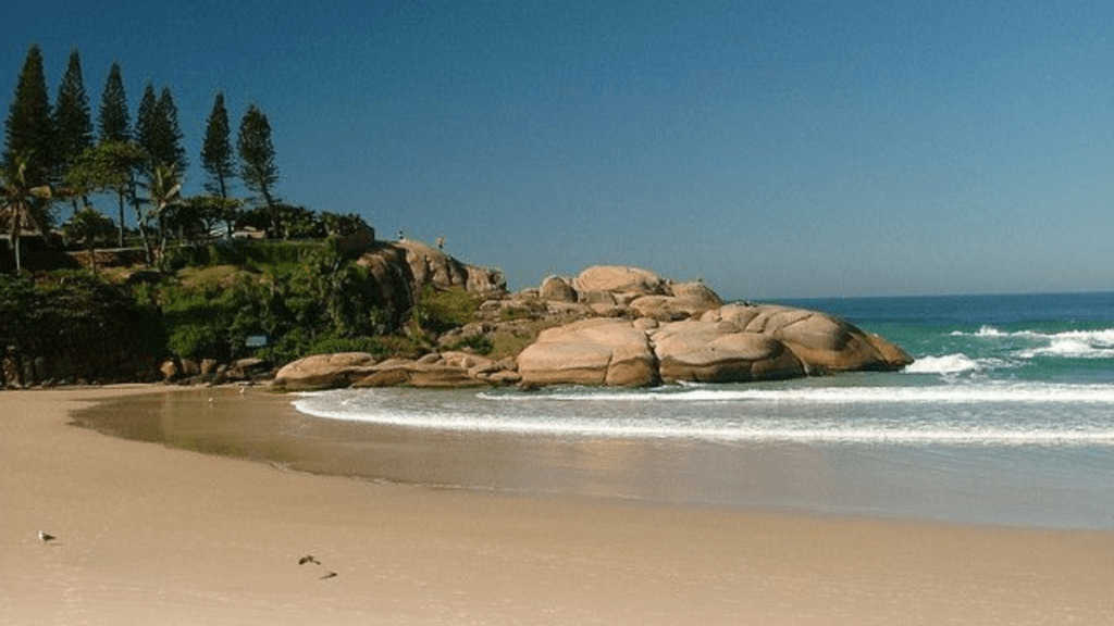 Linda imagem da Praia da Joaquina