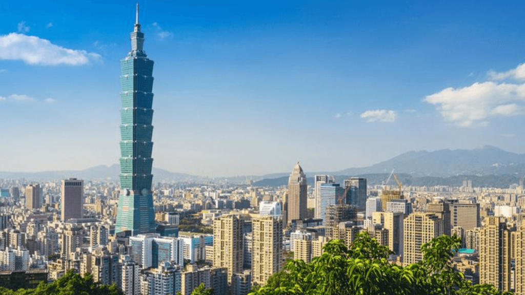 Imagem da capital de Taiwan, Taipei