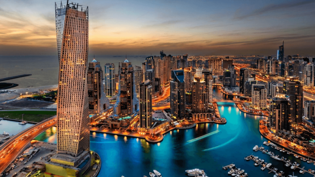Dubai vista de cima