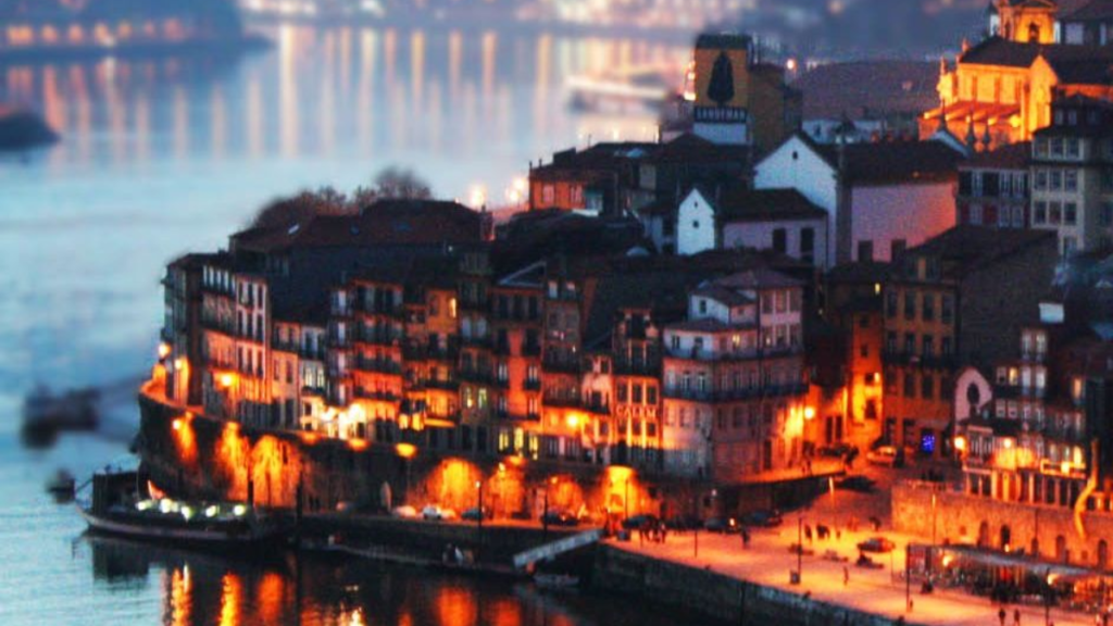 Anoitecendo em Portugal