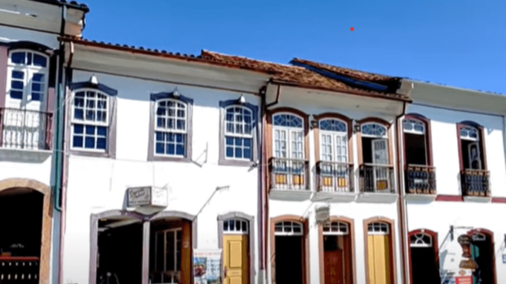 cidade de ouro preto com sua arquitetura histórica