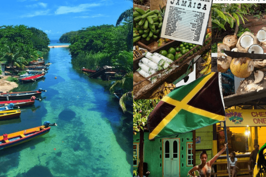 aguas cristalinas da Jamaica, barcos e natureza