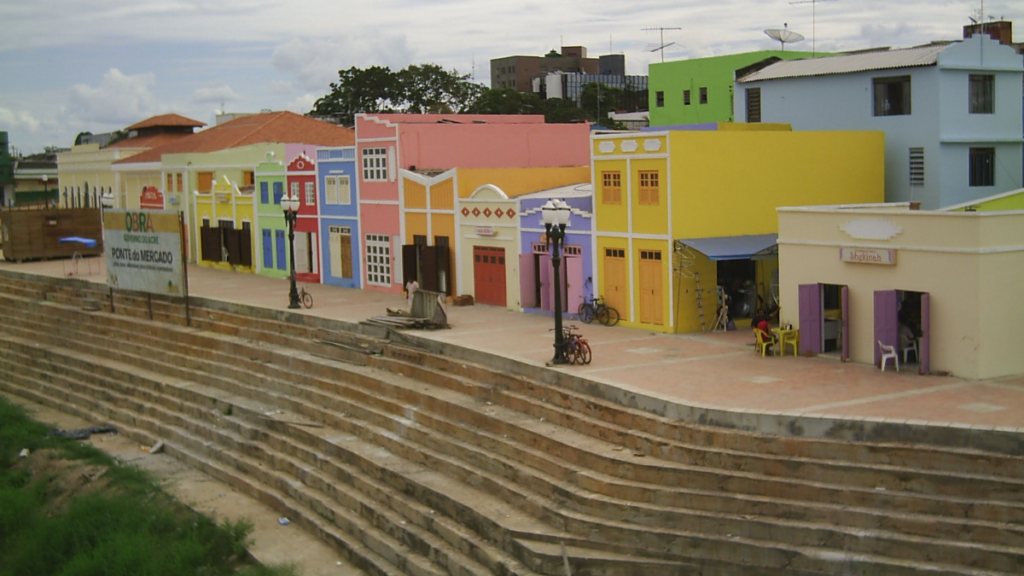 Casinhas coloridas em Rio Branco capital do Acre