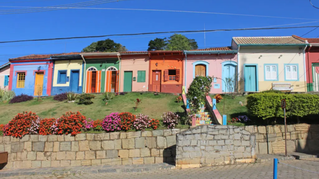 Casinhas coloridas em São Luiz do Paraitinga