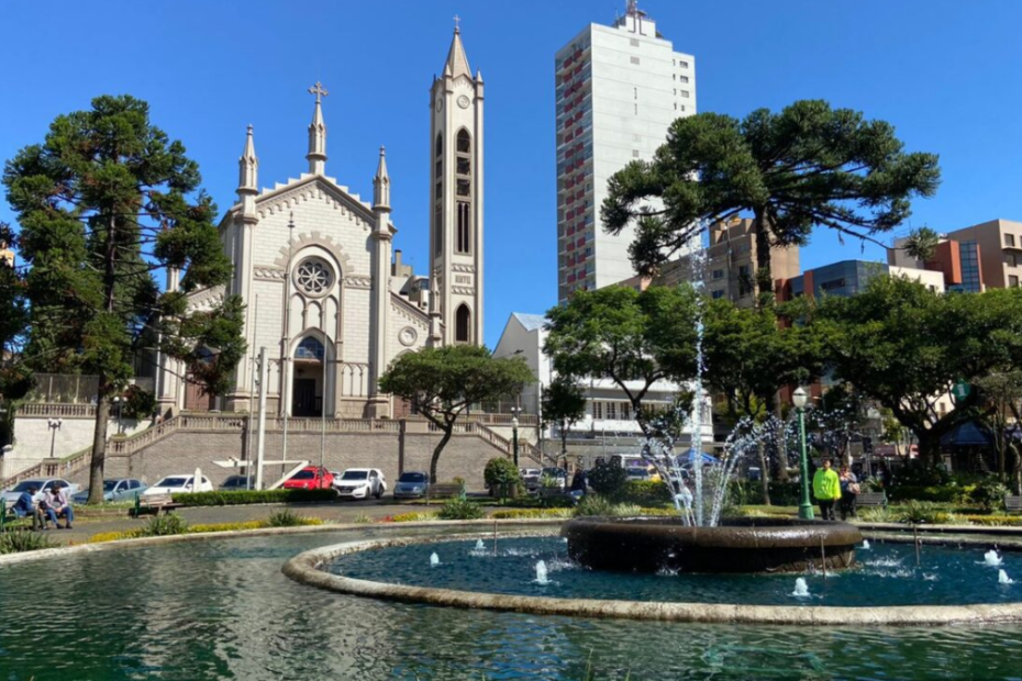 Centro incrível de Caxias do Sul