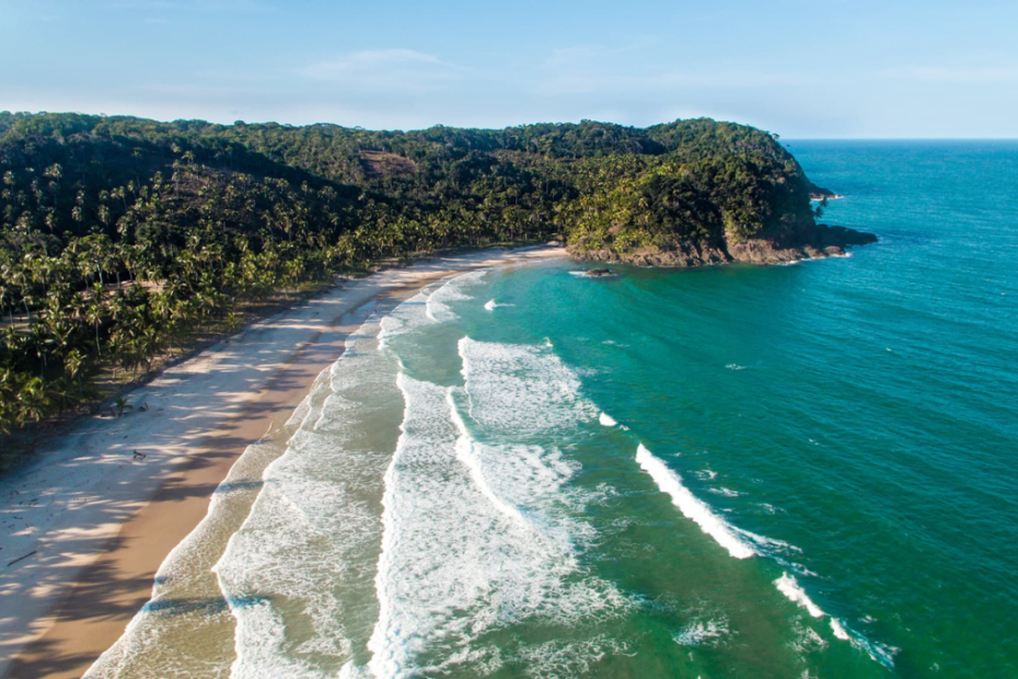 Praia Serra Grande visto de cima