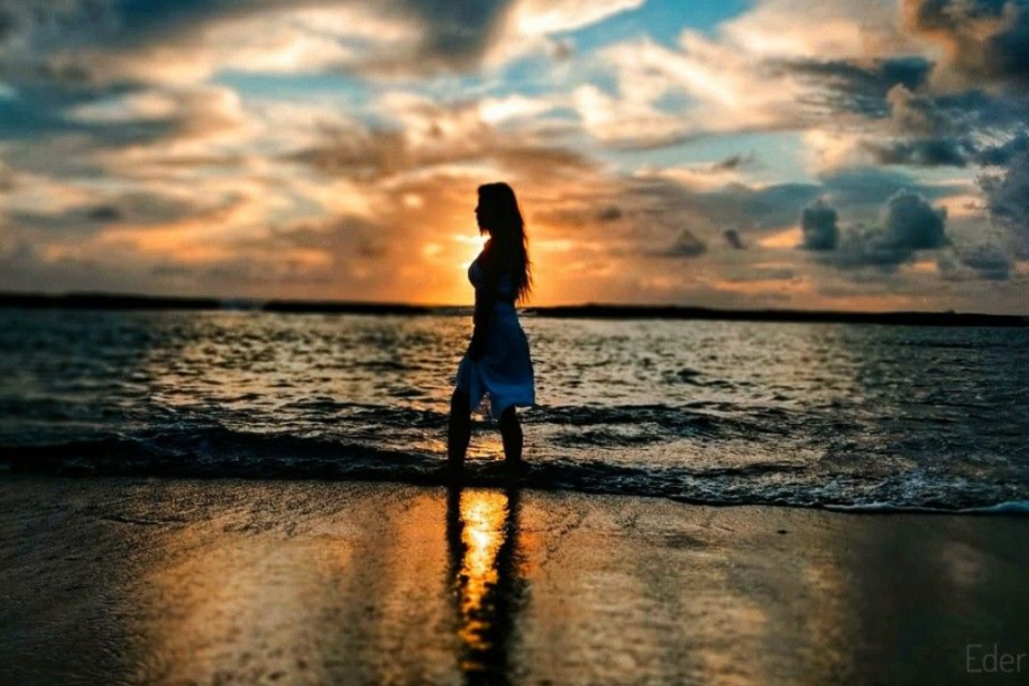 Pôr do sol incrível em Tamandaré