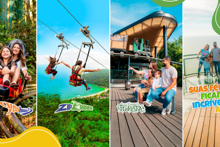 Atraçõoes no Parque Unipraias