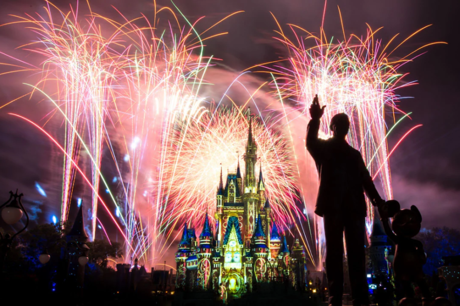 Show de fogos e incríveis fotos da Disney