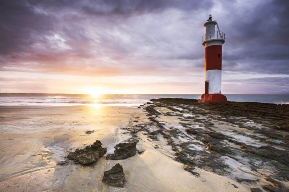 Farol em Galinhos no Rio Grande do Norte