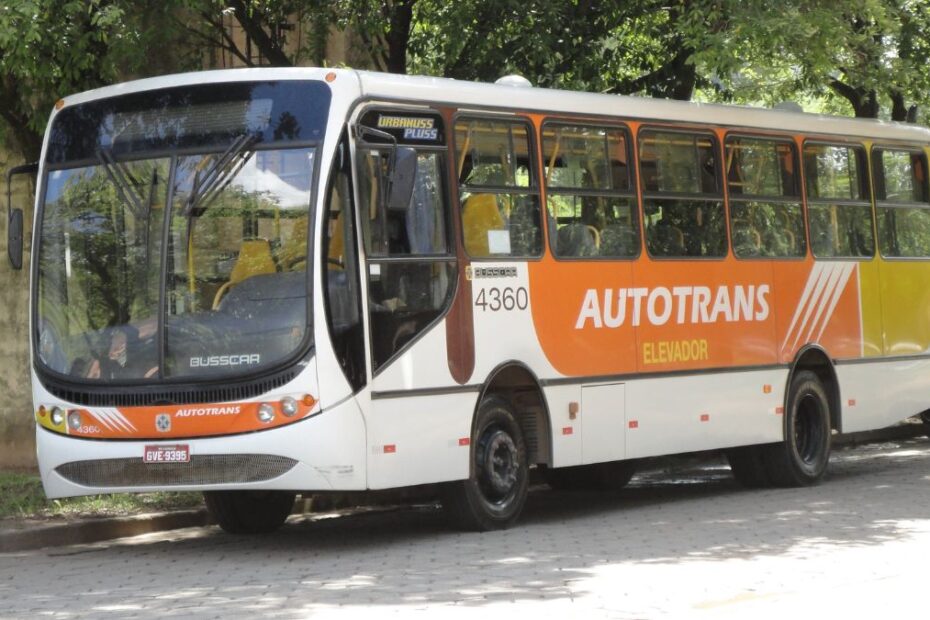 Horários do ônibus Autotrans: Um ônibus da Autotrans.