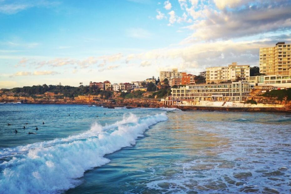 Bondi Beach é uma das melhores praias na Austrália.