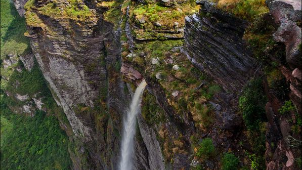 Cachoeira da Fumaça (por cima) no Vale do Capão.