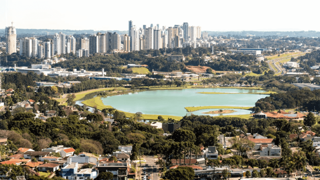 Parque Barigui de Curitiba.