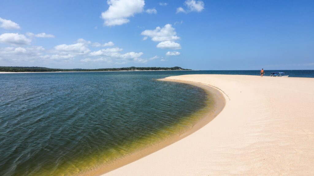 Praias de água doce no Brasil.
